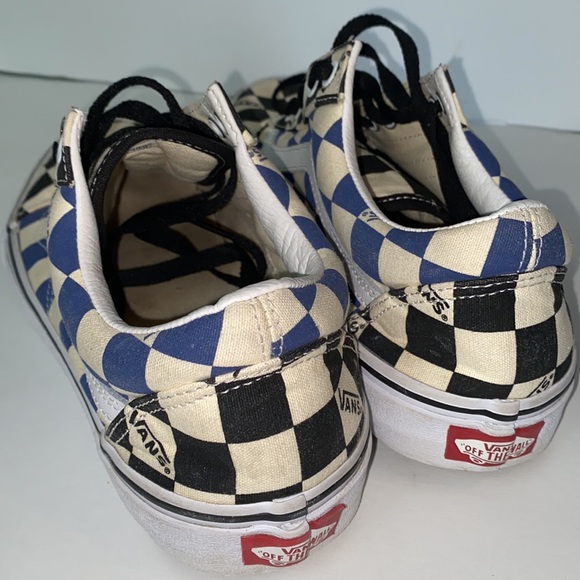 Men’s Vans Old Skool blue, black and white size 8.5 - Picture 2 of 6